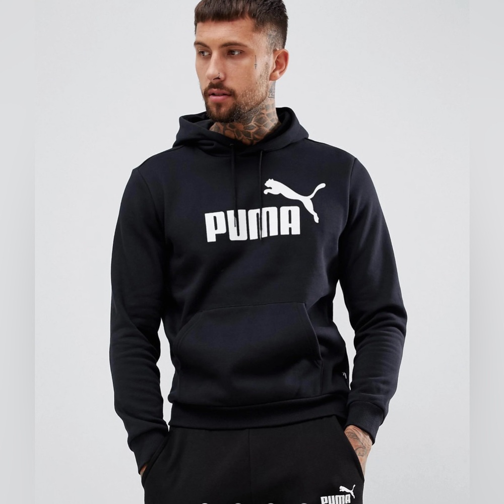 Puma Essentials Big Logo Men's Hoodie Size Medium NWT